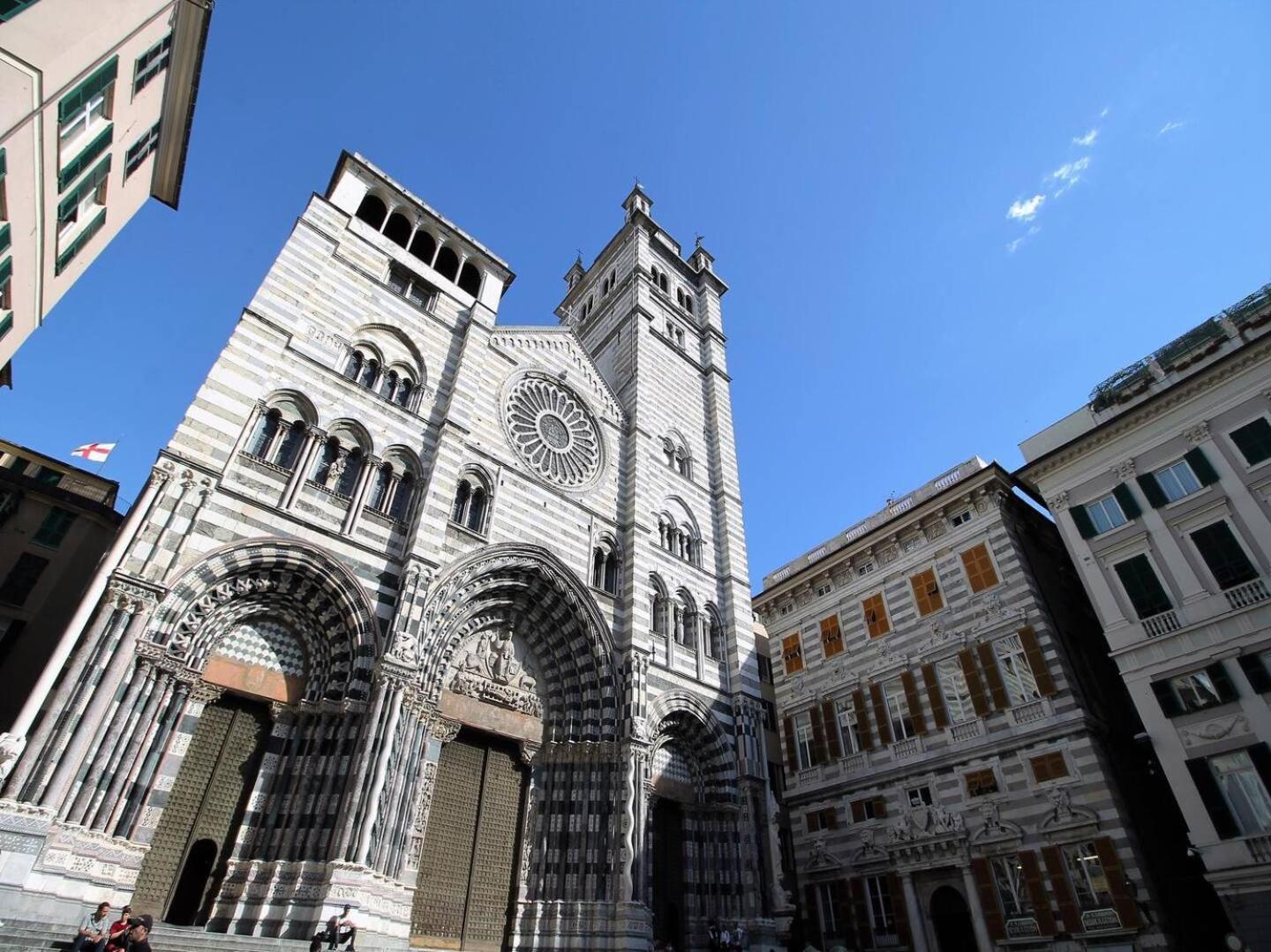 Ferienwohnung Grazioso Trilocale Vicino Museo Galata Genua Exterior foto